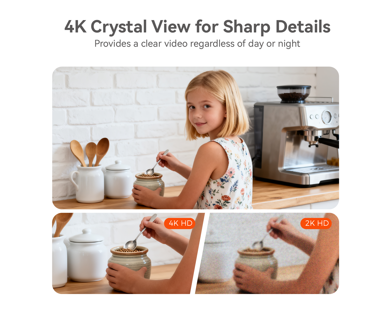 Industry's First with Built-in Storage No Monthly Fees,Indoor Camera Wireless,Baby/Pet/Dog Camera with Phone APP,360° Pan-Tilt Wireless Indoor Cam,Cry Detection,2-Way Audio