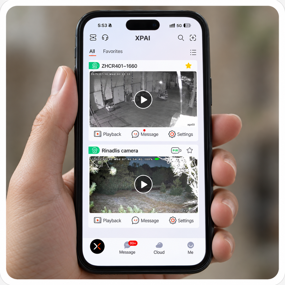 XPAI app room view