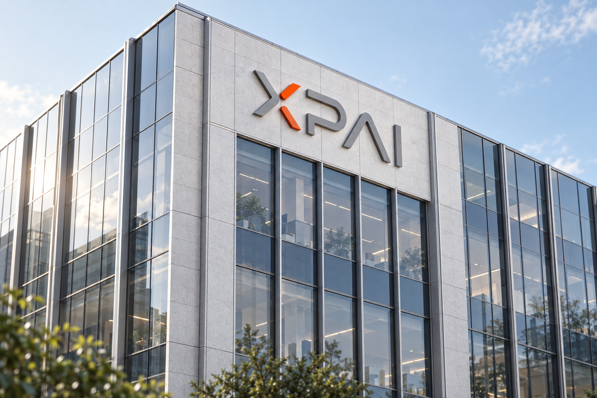 XPAI office building — architectural concept visualization