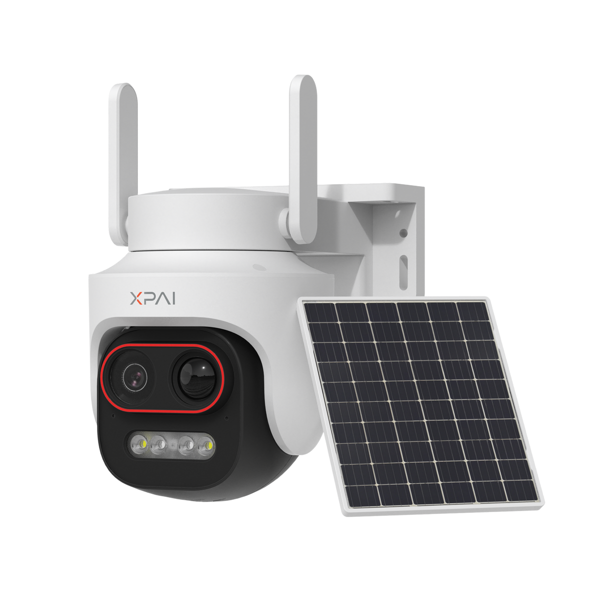 XPAI X3G official camera and solar panel product image